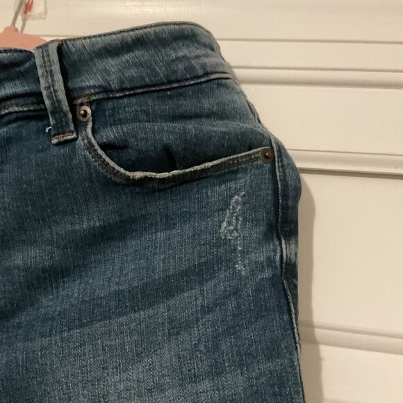 Cosmic Blue Love Jeans Women's 28 C6558JFK Medium Wash Bootcut Stretch distress - Picture 5 of 7